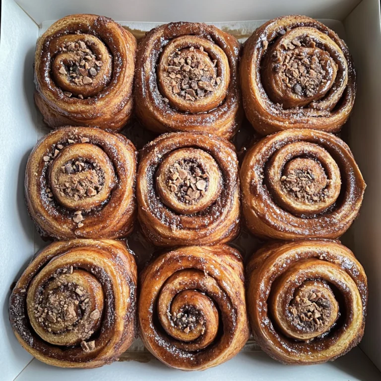 Chocolate Cinnamon Roll with Espresso Cream Cheese Icing:…