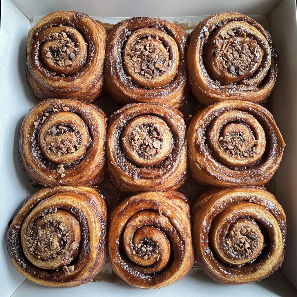 Chocolate Cinnamon Roll with Espresso Cream Cheese Icing:…