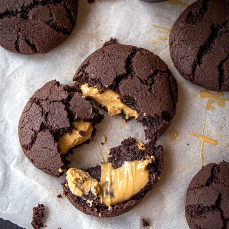 Chocolate Peanut Butter Filled Cookies: Sweet Indulgence …