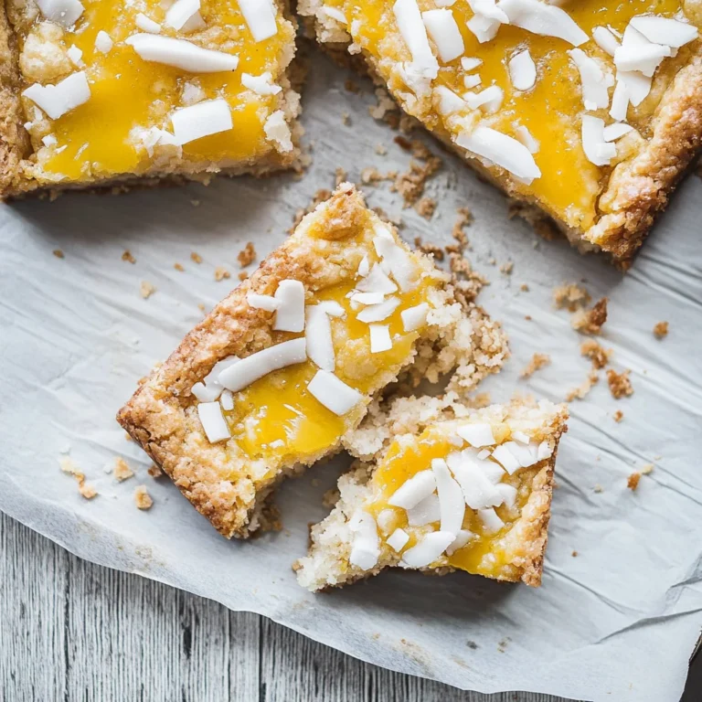 Coconut Bars: Sweet and Chewy Homemade Delight