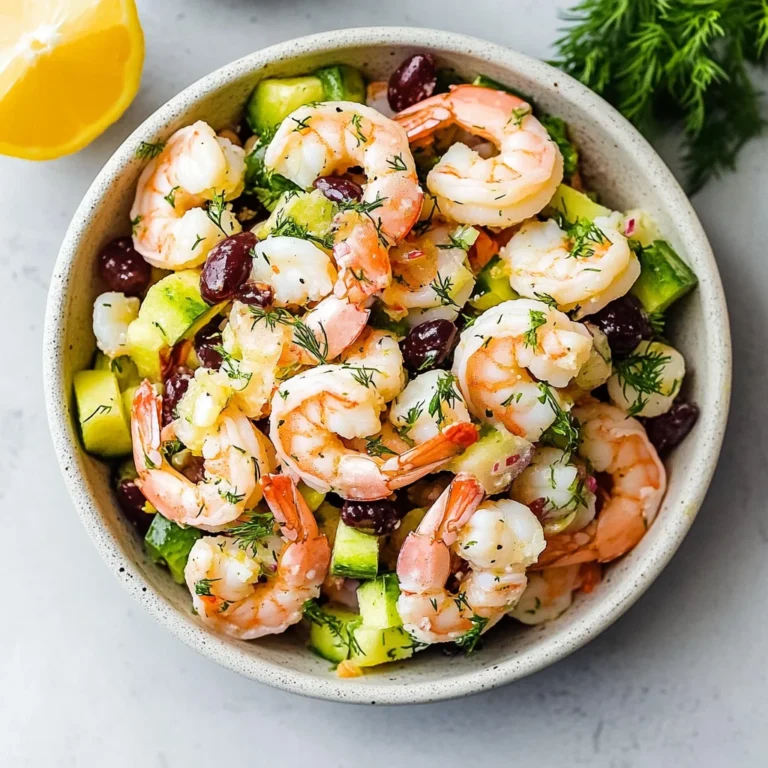 Cold Shrimp Salad with Dill: Refreshingly Zesty Delight