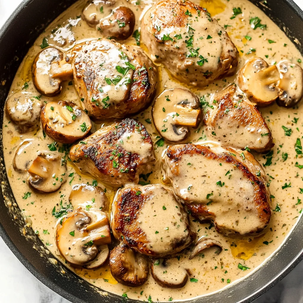 Creamy Mushroom Pork Tenderloin: A Cozy Dinner Delight