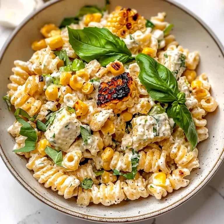 Creamy Street Corn Pasta Salad: A Flavor Explosion!