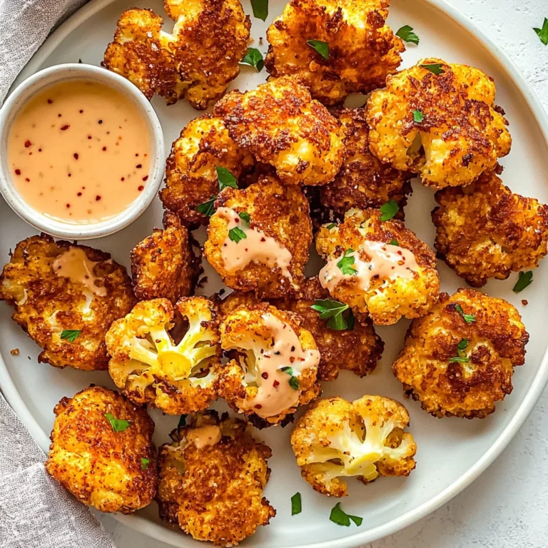 Crispy Cauliflower Fritters: A Flavorful Snack Delight