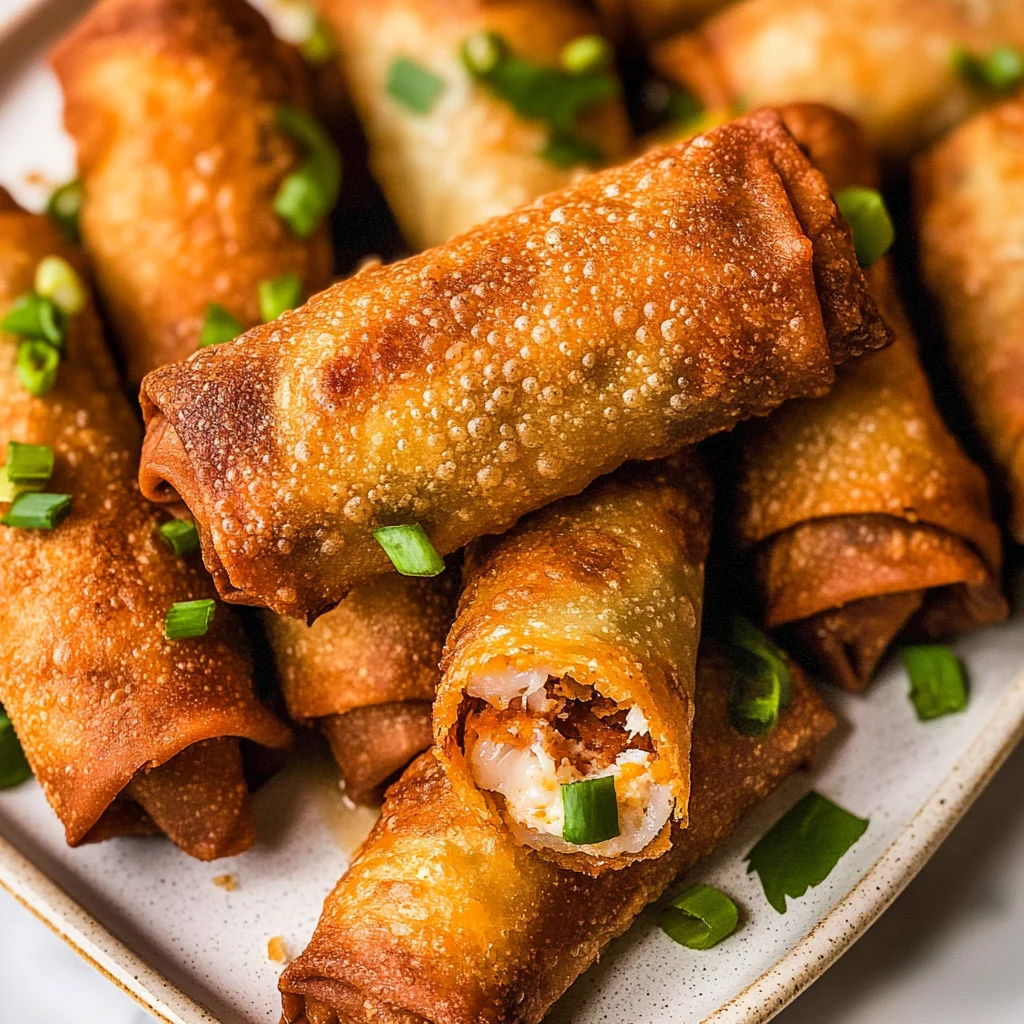 Crispy Crab Cake Egg Rolls: A Savory Seafood Snack Delight