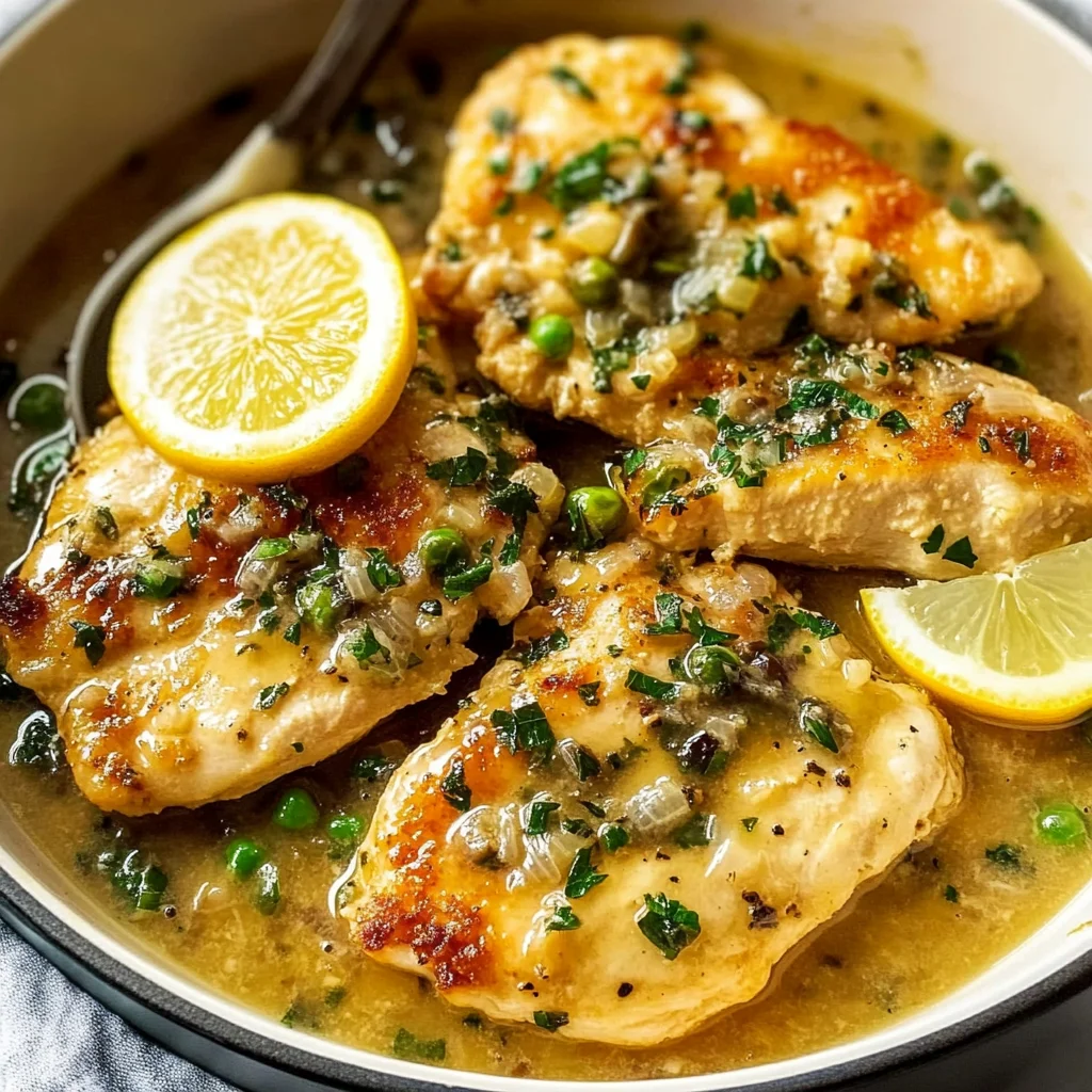 Crockpot Chicken Piccata: Juicy and Zesty Delight