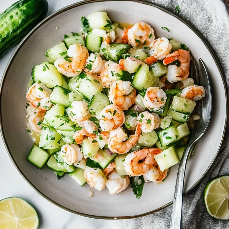 Cucumber Shrimp Salad: Refreshingly Delicious Summer Treat