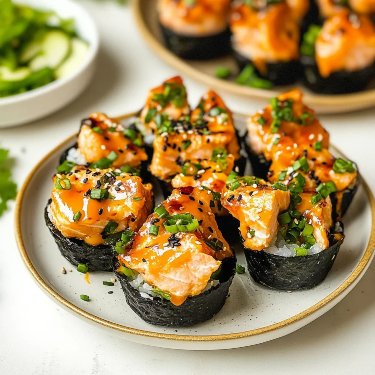 Easy Baked Salmon Sushi Cups: Your New Favorite Appetizer
