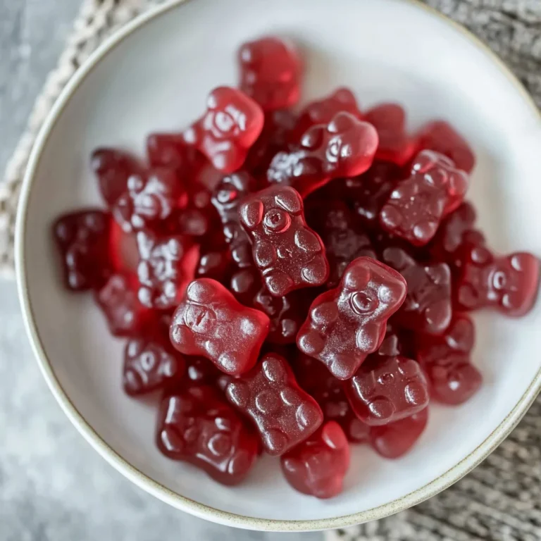 Elderberry Gummy Bear Recipe: Deliciously Healthy Treats