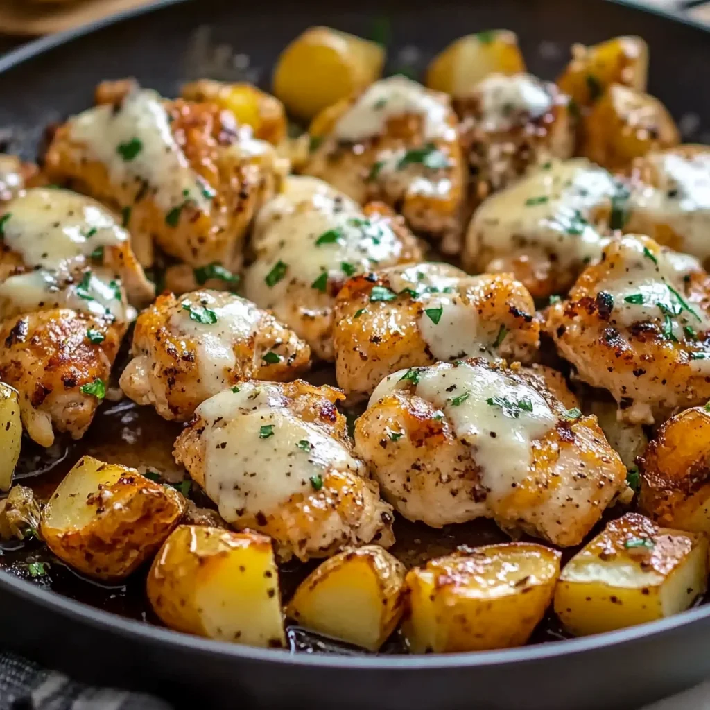 Garlic Parmesan Chicken and Potatoes: Comfort in One Pan