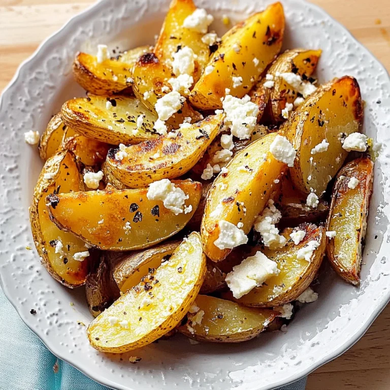 Greek Feta Roast Potatoes: Crispy and Irresistible Delight