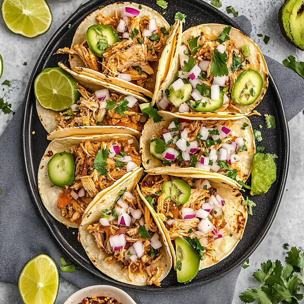 Healthy Crockpot Chicken Tacos: Deliciously Easy Recipe