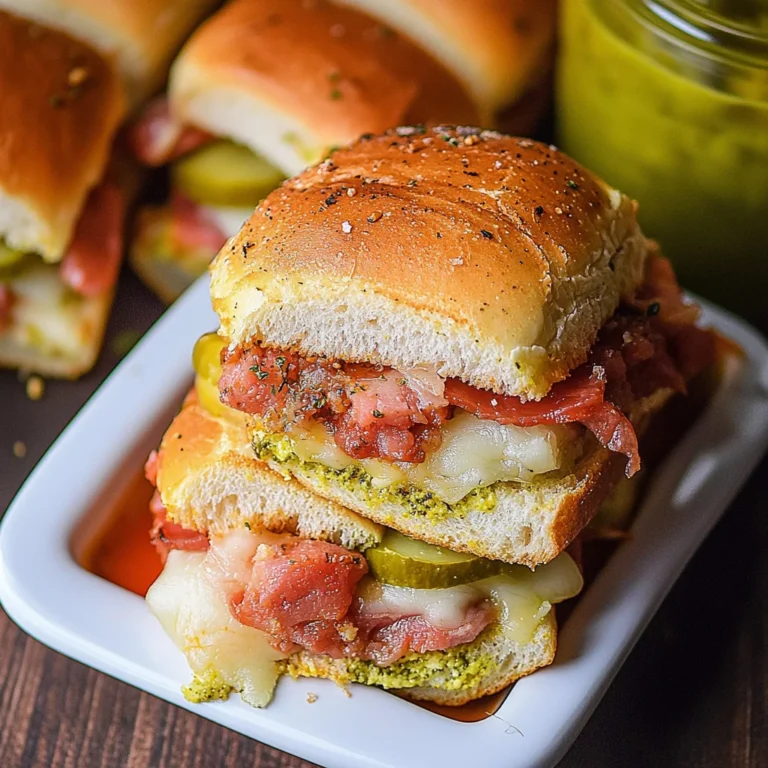 Hot Italian Sub Sliders: A Flavor Explosion at Home