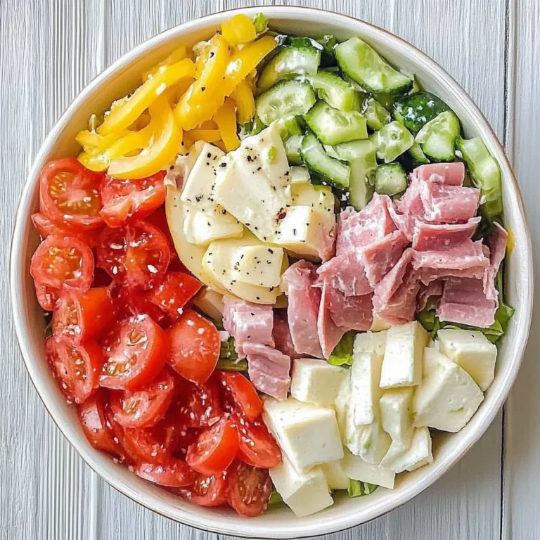 Italian Sub Salad, Two Ways: Fresh and Flavorful Twist