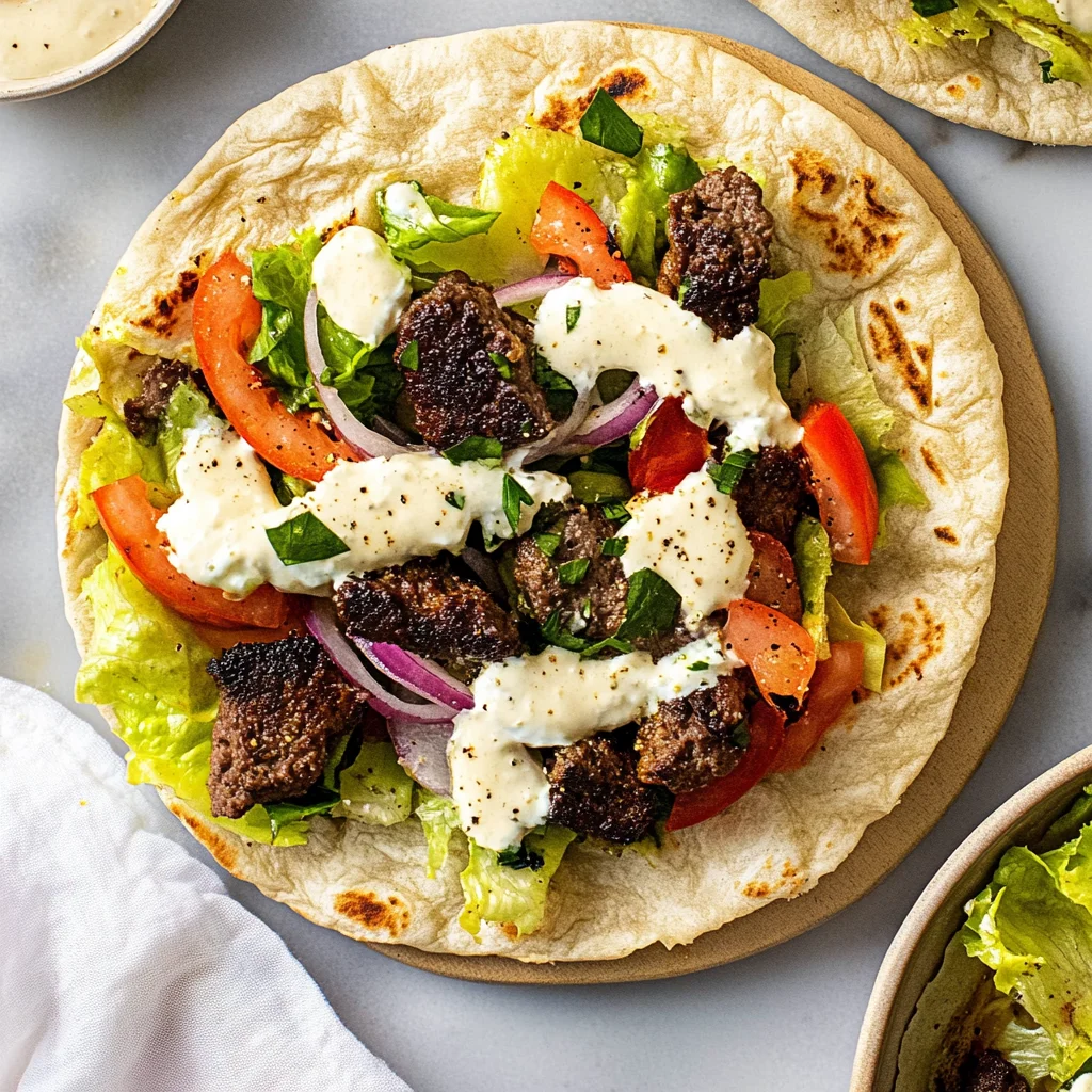 Juicy Ground Lamb Gyros: A Flavorful Mediterranean Delight