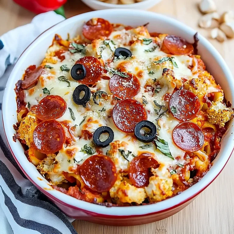 Keto Cauliflower Pizza Casserole: A Flavorful Game-Changer