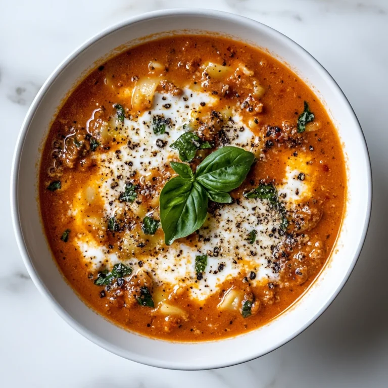 Keto Lasagna Soup Recipe: Comforting and Guilt-Free