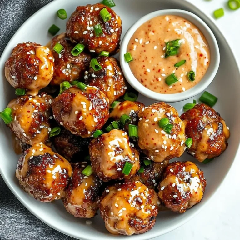Korean BBQ Meatballs with Spicy Mayo Dip: An Incredible T…
