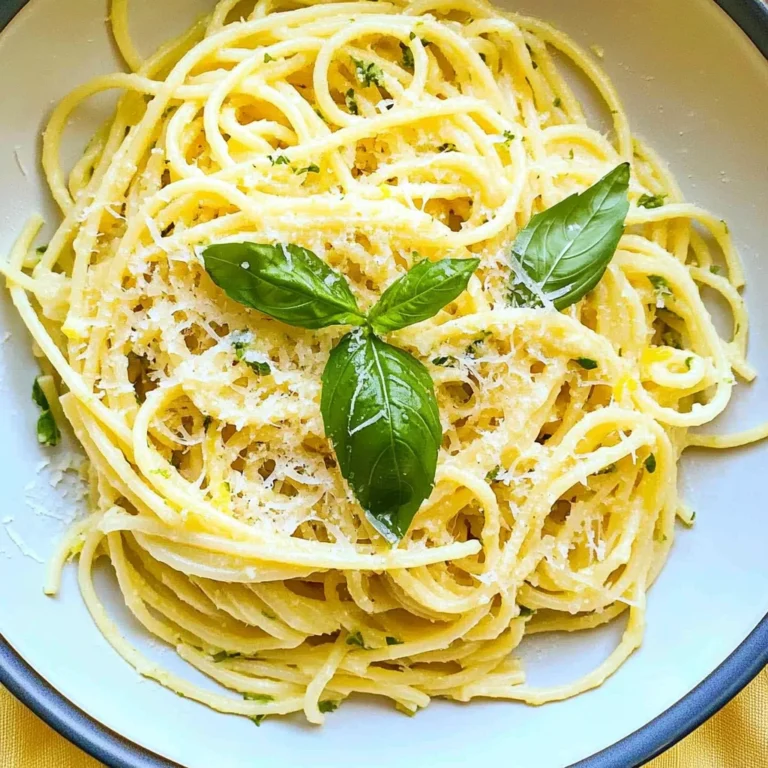 Lemon-Basil Spaghetti: A Bright and Fresh Delight