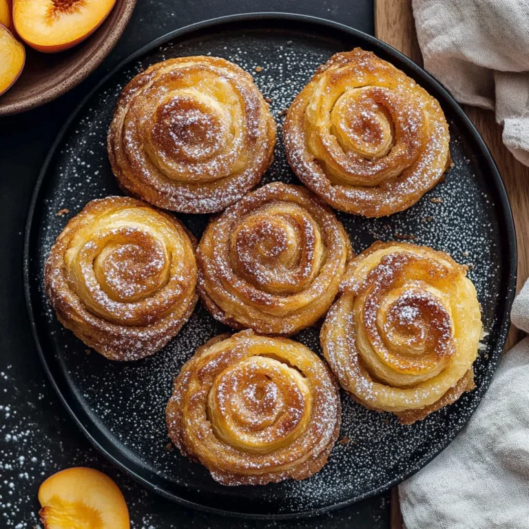 Peach Pie Cruffins Recipe: Sweet and Flaky Delight