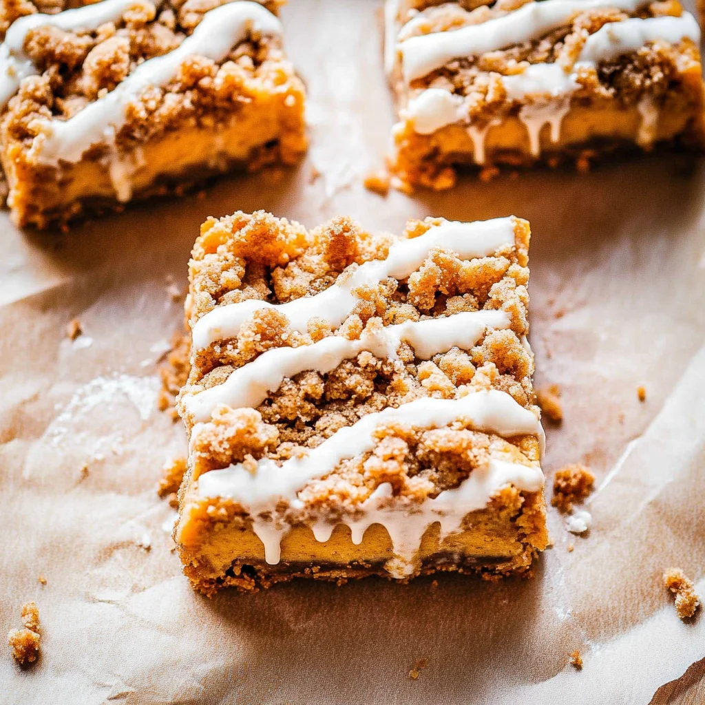 Pumpkin Cheesecake Bars with Streusel: Heavenly Delight