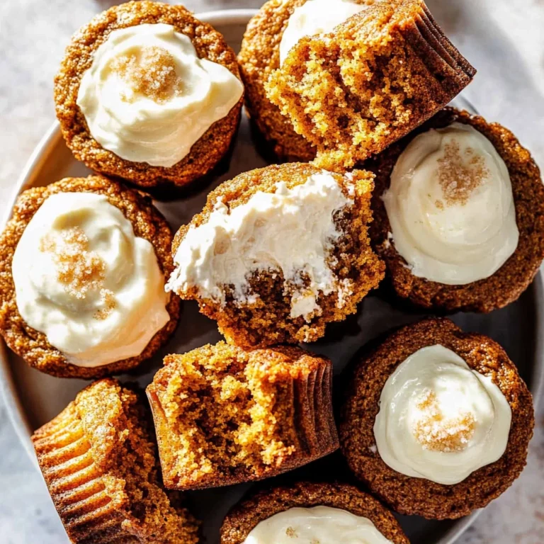 Pumpkin Muffins with Maple Cream Cheese Filling: Irresist…
