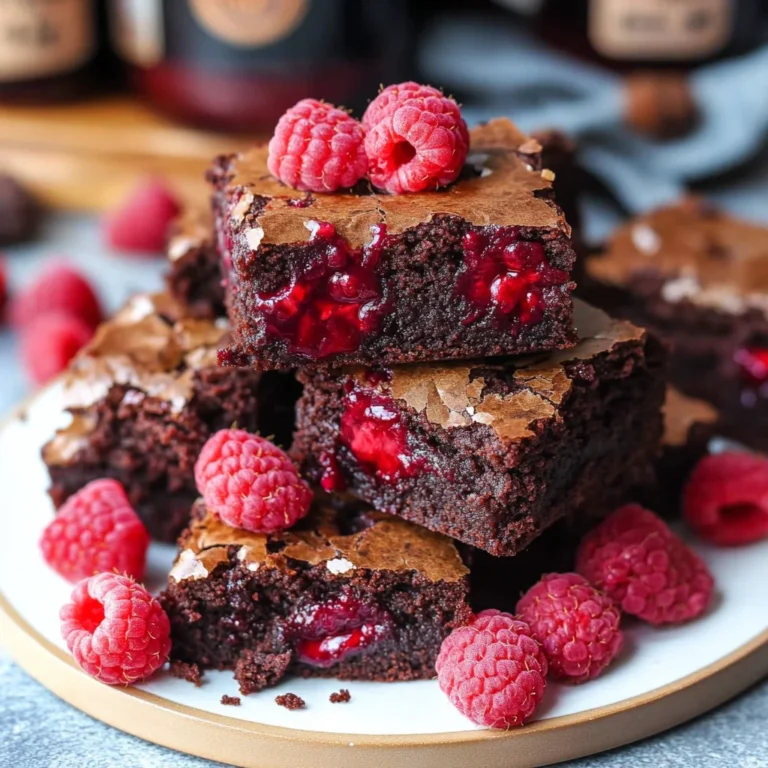 Raspberry Brownies: A Blissful Chocolate Delight