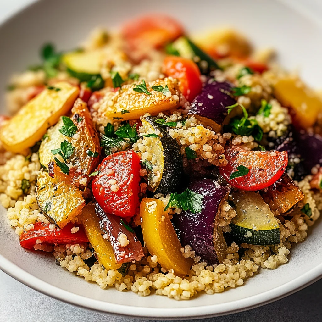 Roasted Vegetable Couscous: A Flavorful Delight at Home