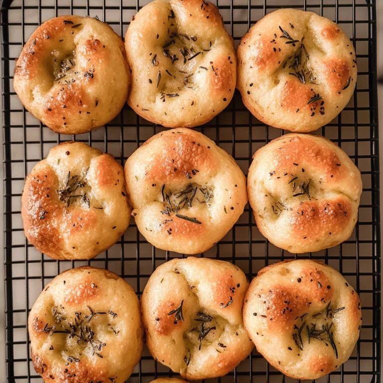 Rosemary Garlic Focaccia Muffins: Simply Irresistible Treats