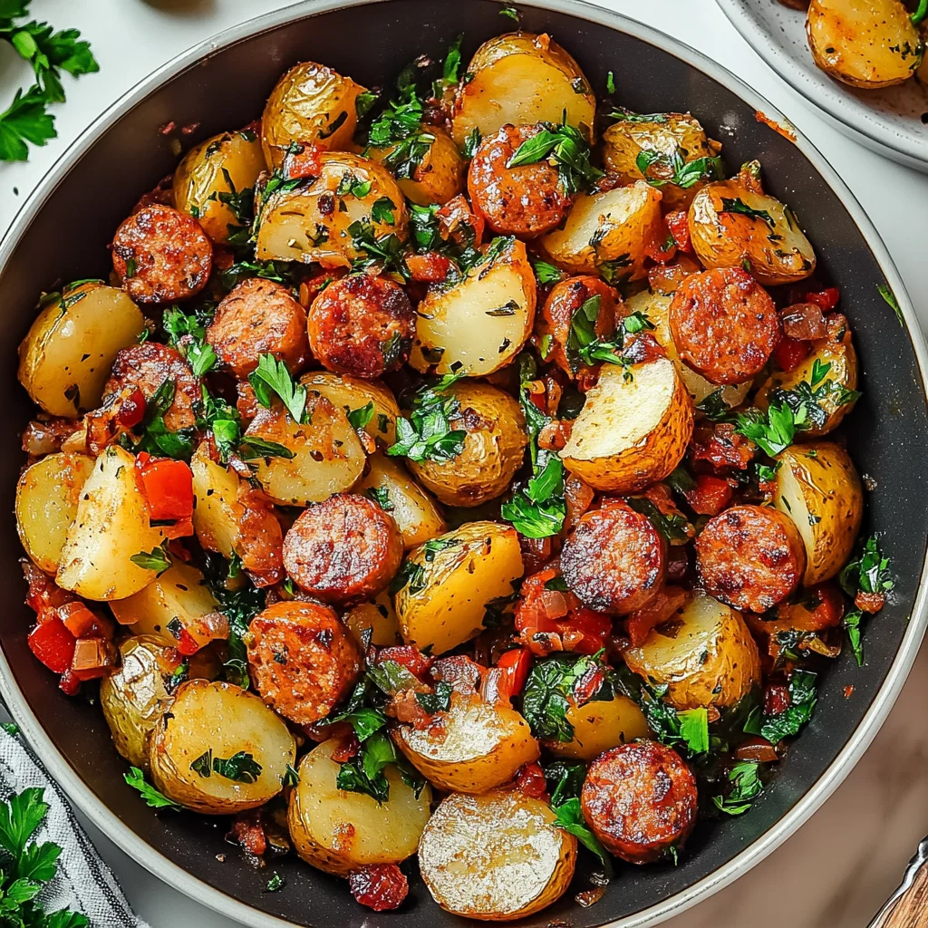 Sausage And Potatoes Skillet: Cozy Comfort Food Delight