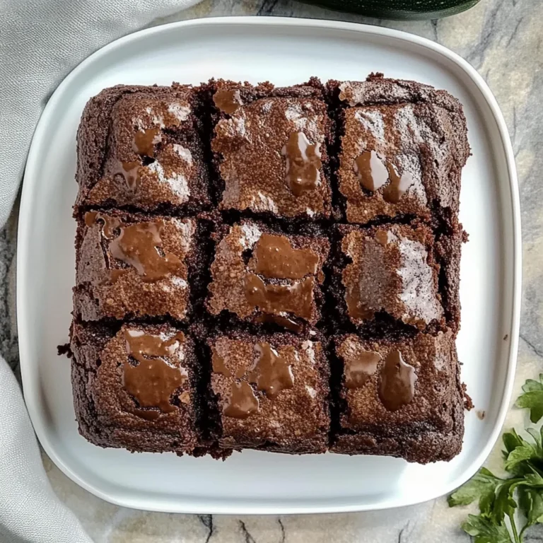 Secretly Healthy Zucchini Brownies: Indulgent & Guilt-Free