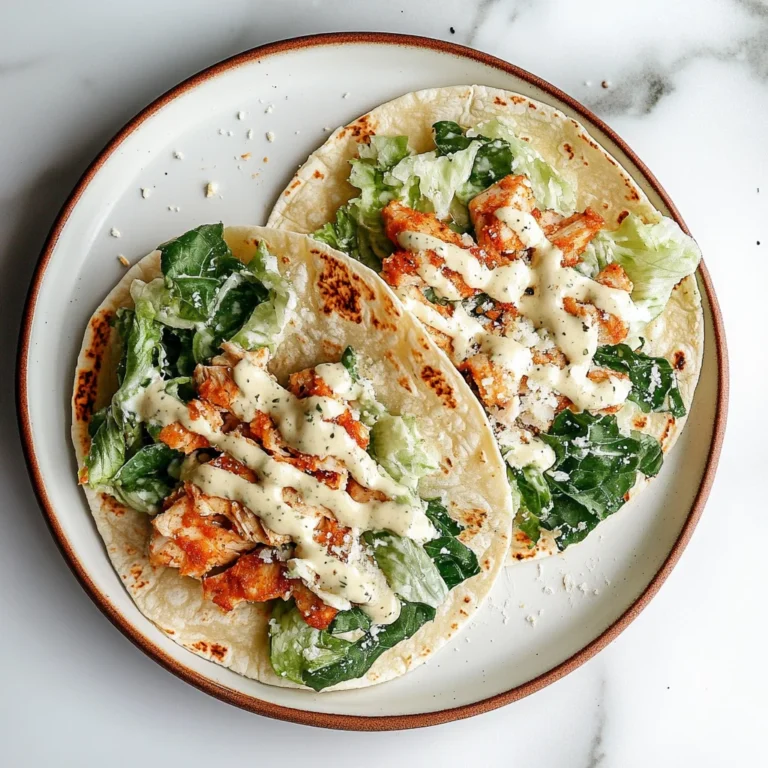 Smash Chicken Caesar Tacos: Flavor Explosion Awaits!