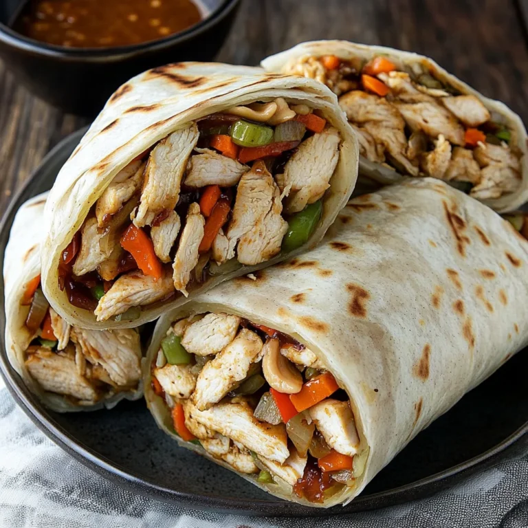 Thai Peanut Chicken Wraps: Flavorful and Fun to Make