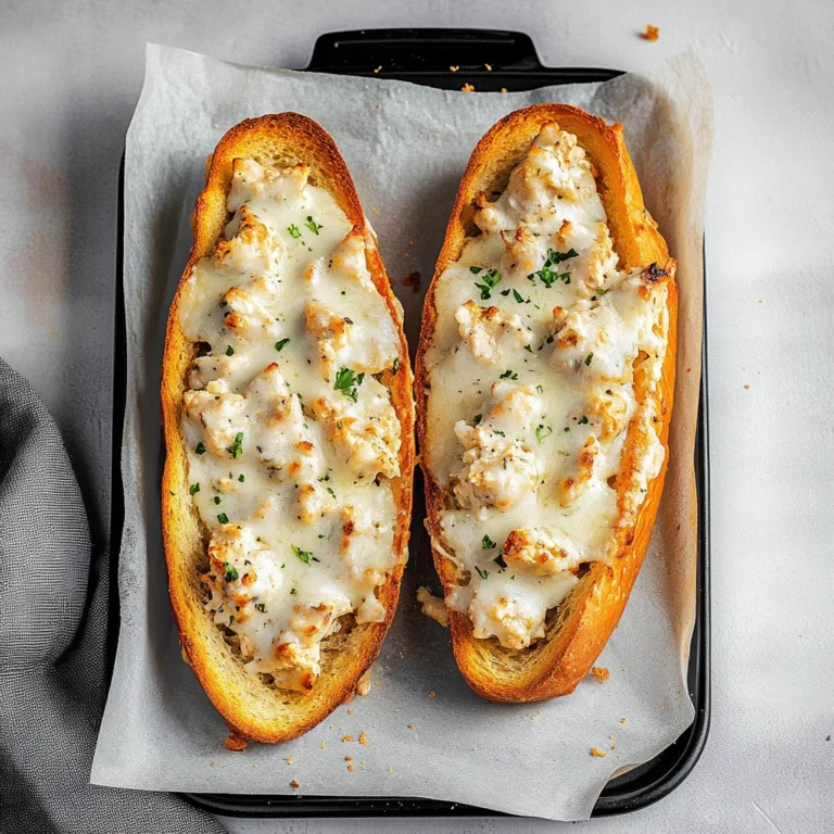 The Viral Chicken Alfredo Garlic Bread I’m Obsessed With