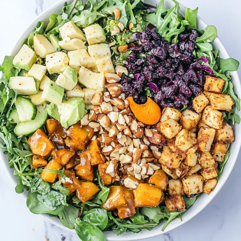 Vegan Fall Harvest Salad: Colorful & Deliciously Healthy