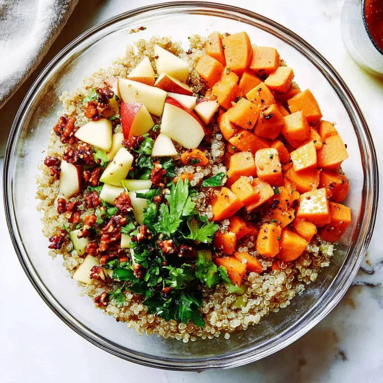 Apple Sweet Potato Quinoa Salad: A Flavorful Delight