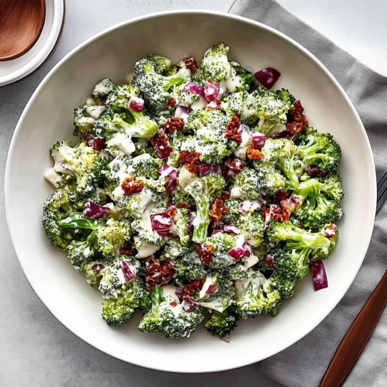 Classic Broccoli Salad: Crunchy and Creamy Perfection