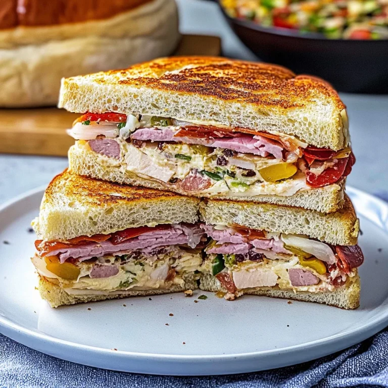 Classic Italian Muffuletta Sandwich: Unforgettable Flavor…