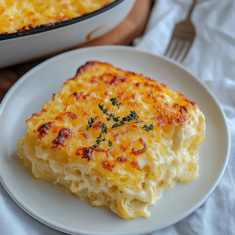 Creamy Spaghetti Squash Au Gratin: Cheesy Comfort Redefined