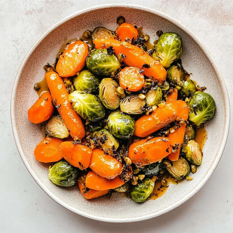 Crispy Maple Glazed Carrots and Brussel Sprouts: Irresist…