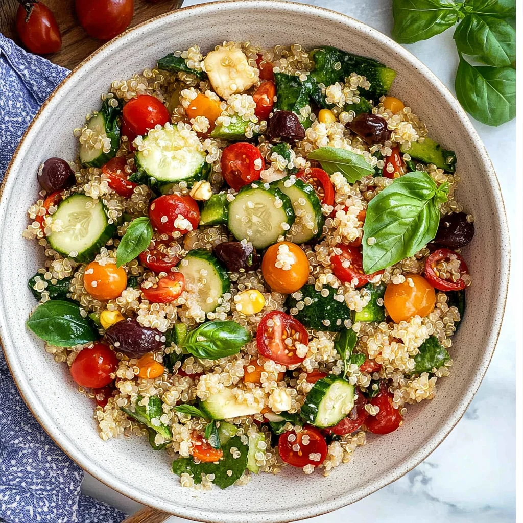 Favorite Quinoa Salad: A Fresh and Zesty Delight