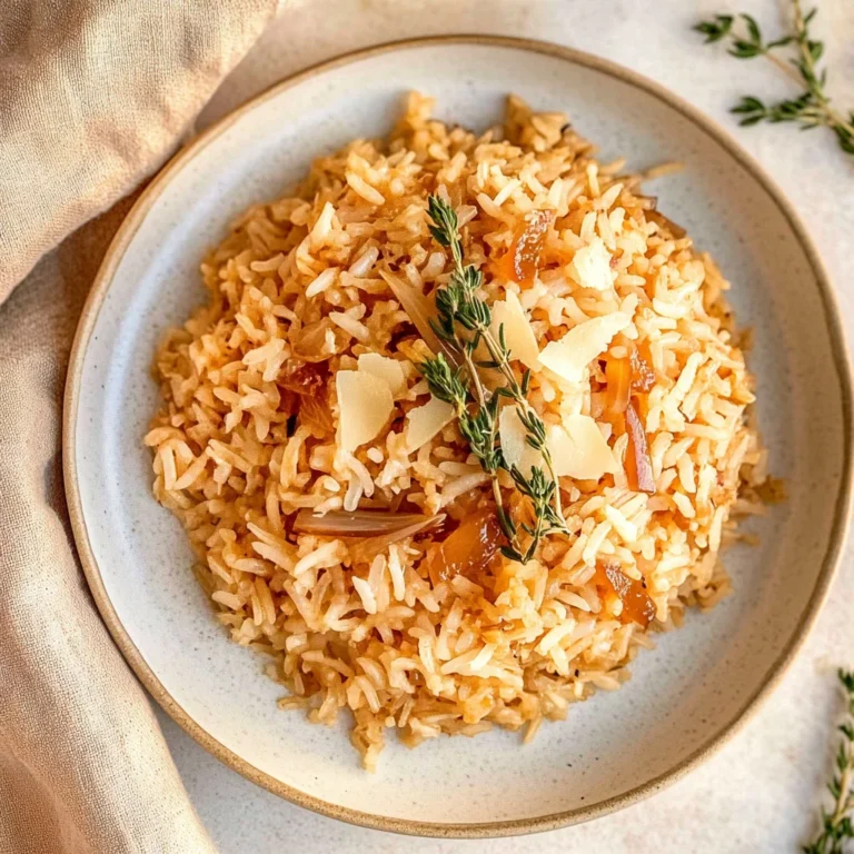French Onion Butter Rice: Comfort in Every Bite