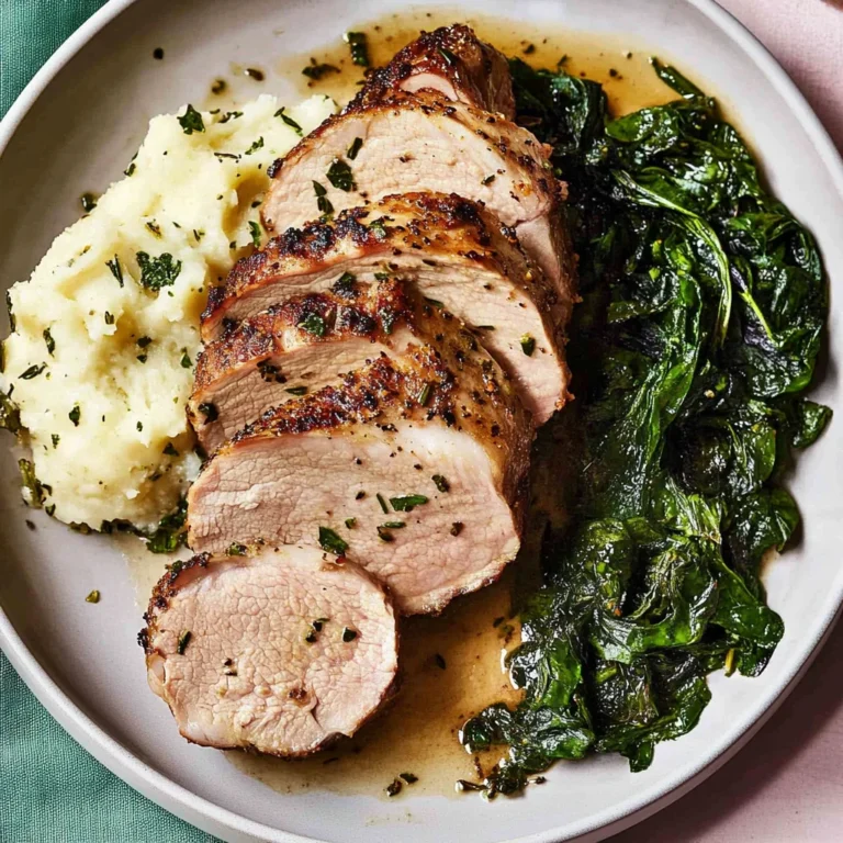 Garlic Herb Roasted Pork Tenderloin: Juicy and Flavorful