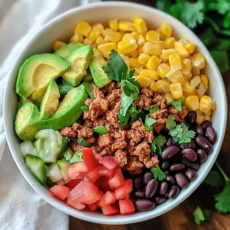 Healthy Turkey Taco Bowl: Flavorful and Guilt-Free Delight
