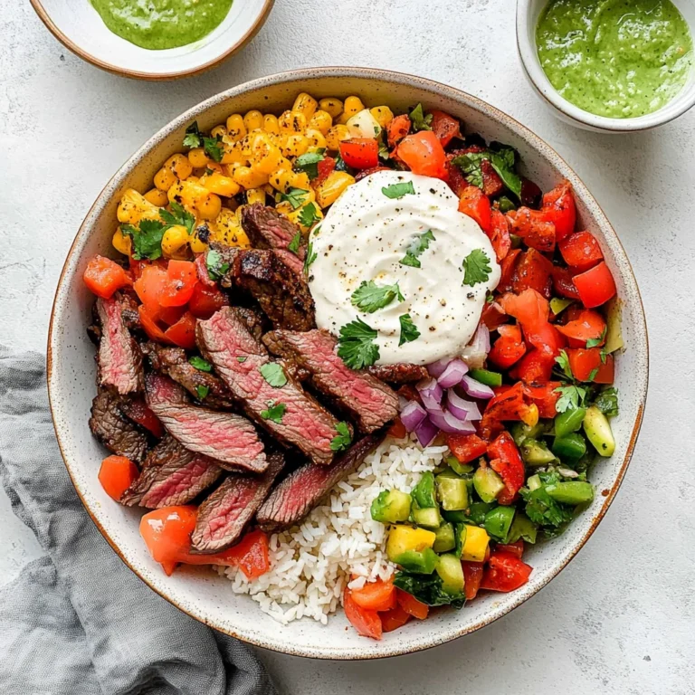 High Protein Steak Fajita Bowl: Flavorful and Easy to Make