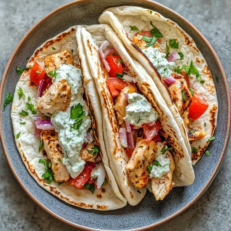 Mediterranean Chicken Gyros with Creamy Feta Tzatziki: Fl…