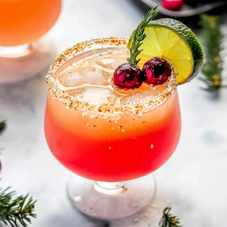 Spiced Christmas Margarita: A Festive Holiday Delight