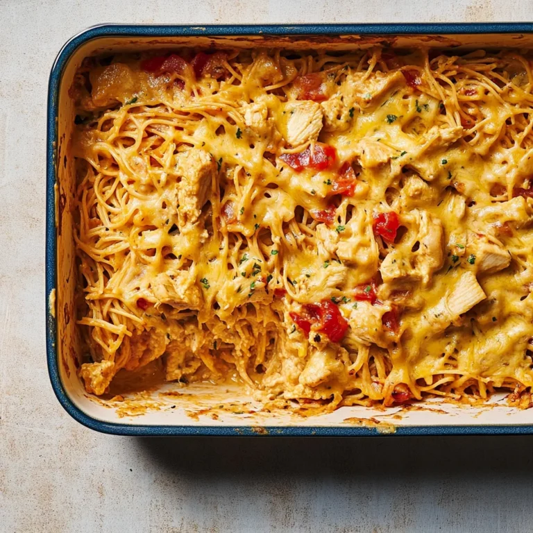 Spicy Southern Cheesy Chicken Spaghetti Casserole: Comfor…