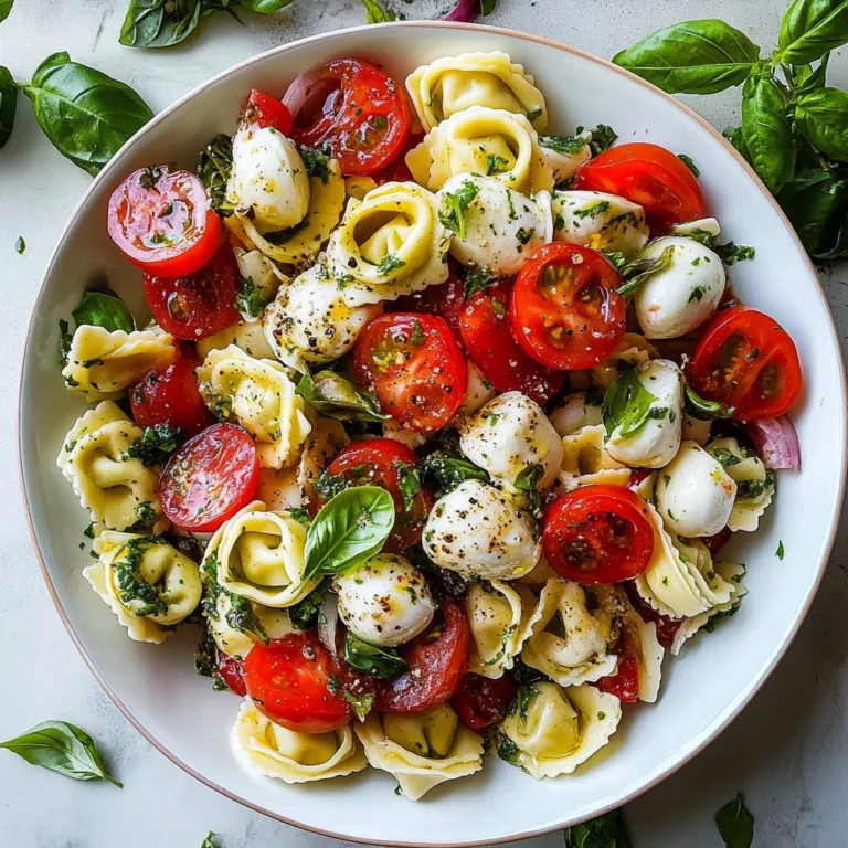 Tortellini Caprese Salad: A Fresh Summer Delight